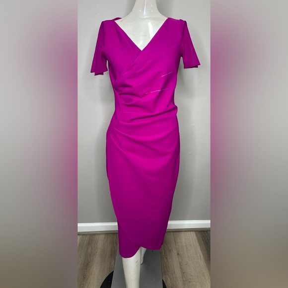 Chiara Boni La Petite Robe Ajak Jersey Wrap Dress US 8 $695 - Picture 6 of 12